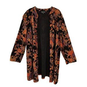 🌹Twyla and Blu II  Vintage Open Front Jacket sz 2X